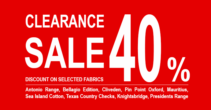 Clearance sale 40%